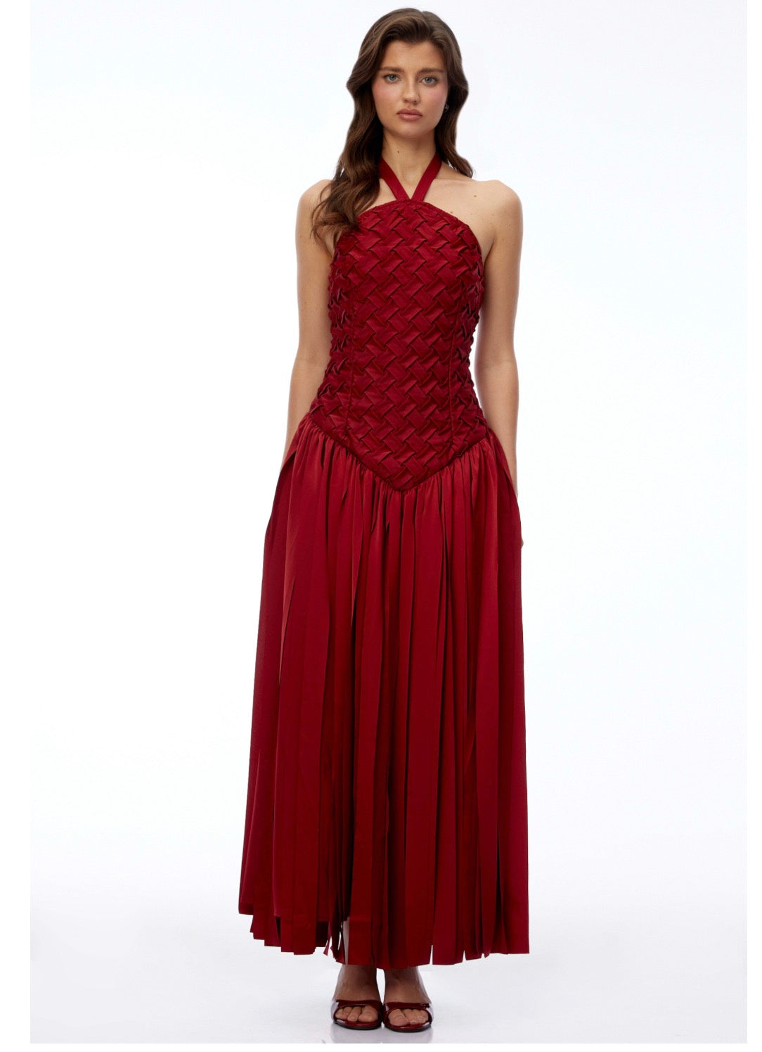 Wild at heart mesh maxi dress