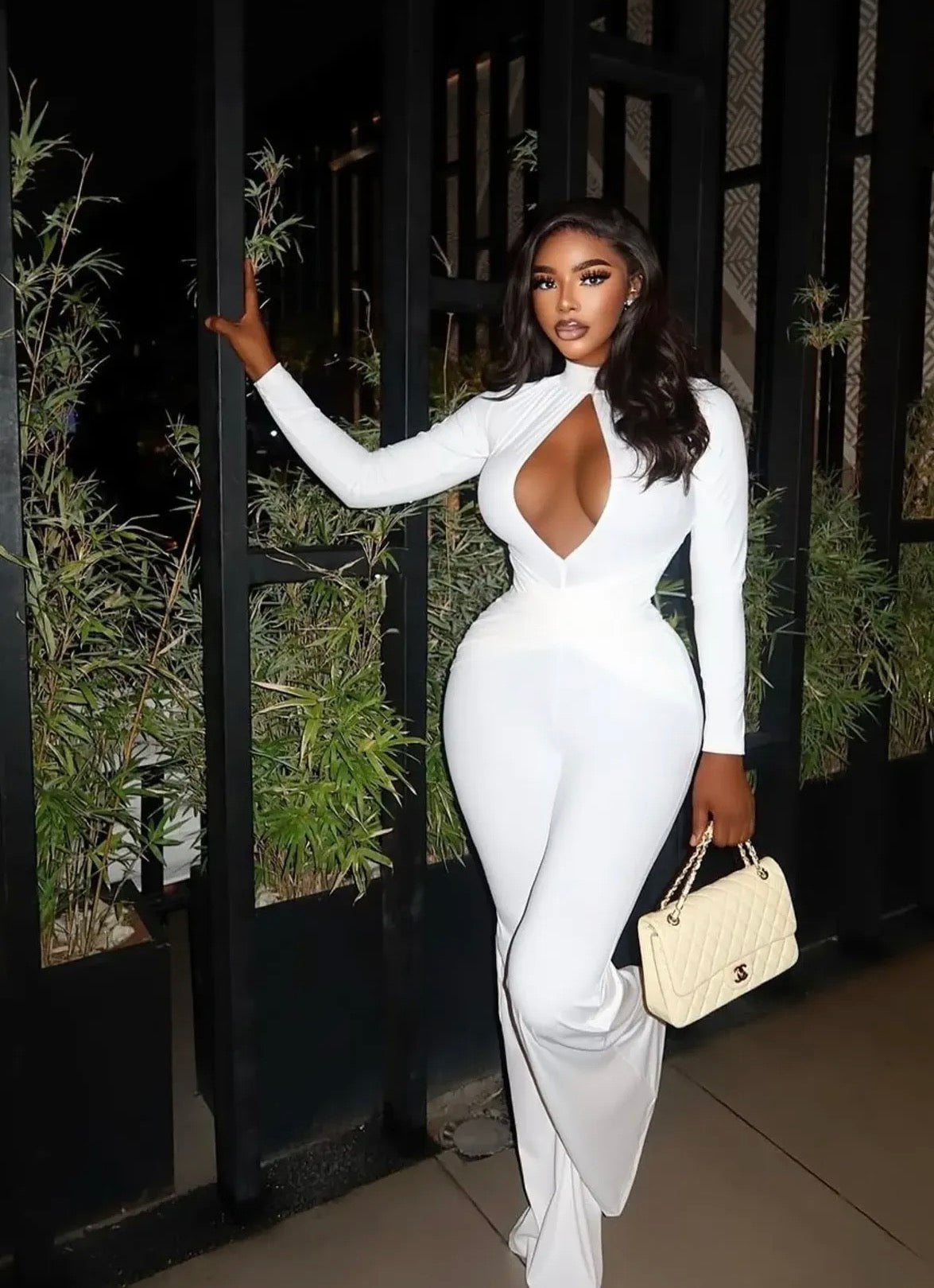 Eleanor jumpsuit in white