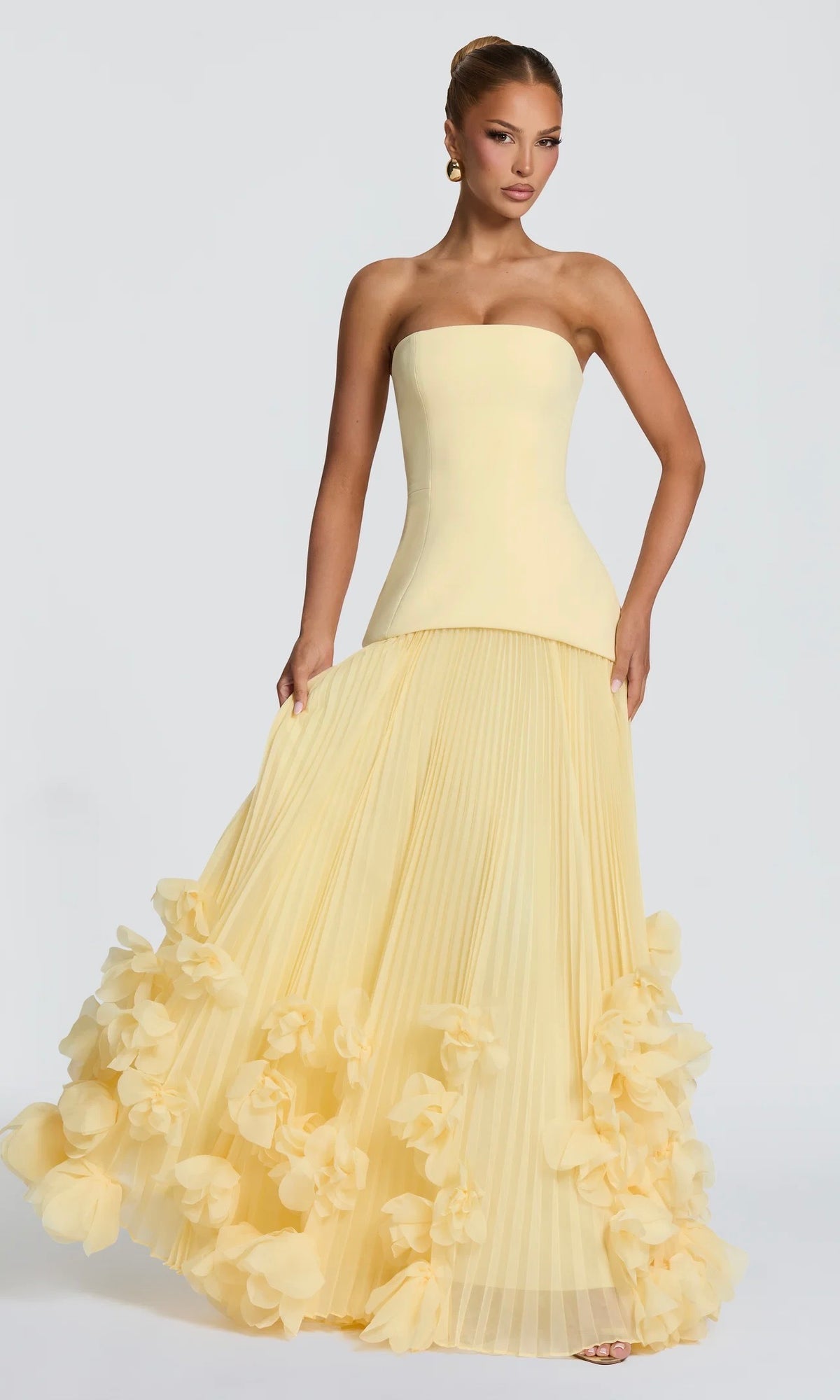 The sarahphina maxi dress yellow