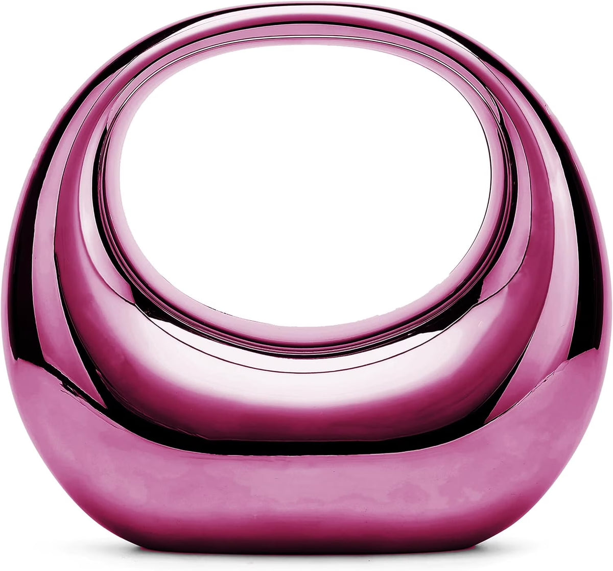 Moon shape hand-bag