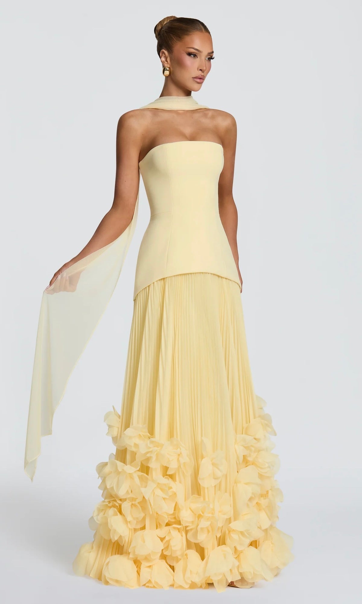 The sarahphina maxi dress yellow